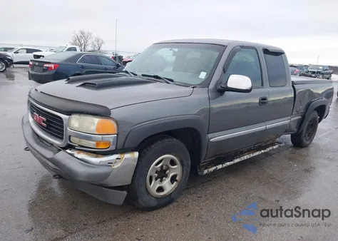2001 GMC Sierra 1500 Sle from USA, damaged, VIN 2GTEC19T711311091